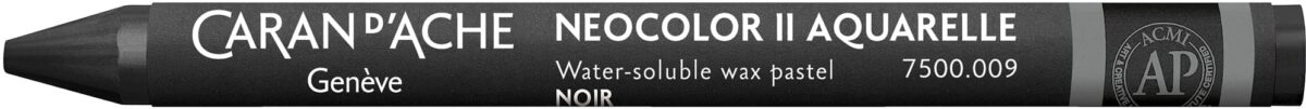 CARAN D'ACHE Wachsmalkreide Neocolor II 7500.009 schwarz – Hochwertig & günstig bei ShopDeca