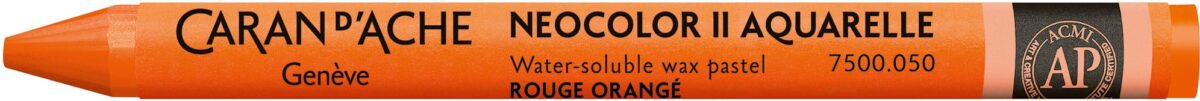 CARAN D'ACHE Wachsmalkreide Neocolor II 7500.050 rotorange – Hochwertig & günstig bei ShopDeca