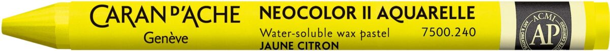 CARAN D'ACHE Wachsmalkreide Neocolor II 7500.240 zitronengelb – Hochwertig & günstig bei ShopDeca