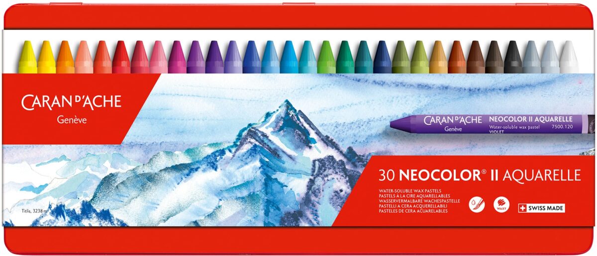 CARAN D'ACHE Wachspastelle Neocolor II 7500.330 30-farbig assortiert – Hochwertig & günstig bei ShopDeca