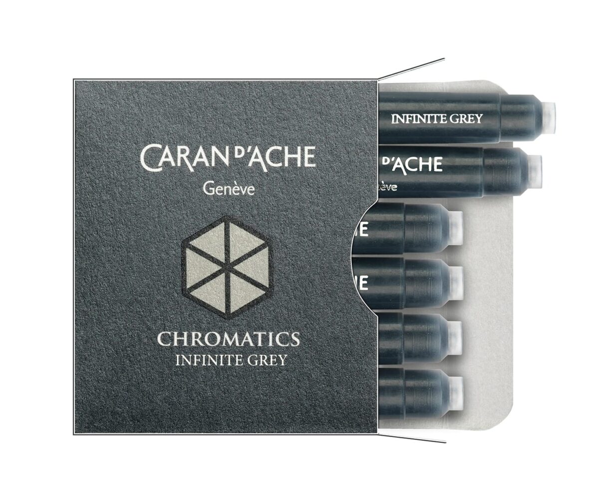 CARAN D'ACHE Tintenpatrone 8021.005 Infinite Grey 6 Stück – Hochwertig & günstig bei ShopDeca