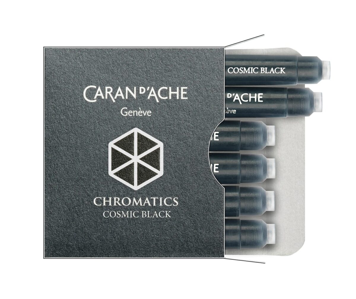 CARAN D'ACHE Tintenpatrone 8021.009 Cosmic Black 6 Stück – Hochwertig & günstig bei ShopDeca
