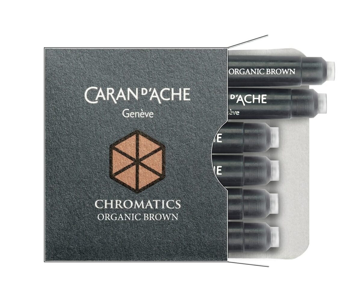 CARAN D'ACHE Tintenpatrone 8021.049 Organic Brown 6 Stück – Hochwertig & günstig bei ShopDeca