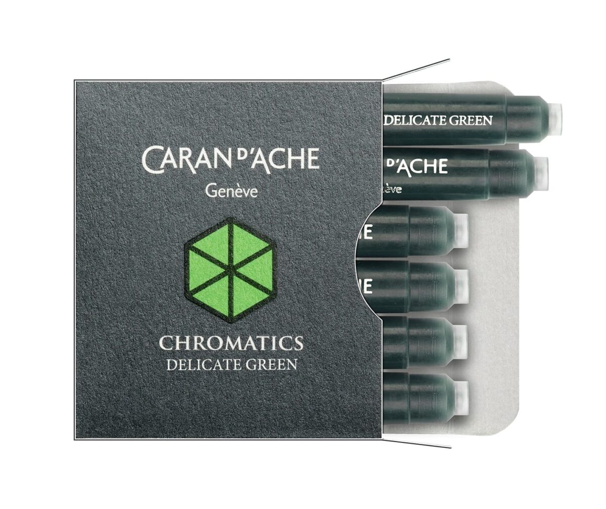 CARAN D'ACHE Tintenpatrone 8021.221 Delicate Green 6 Stück – Hochwertig & günstig bei ShopDeca