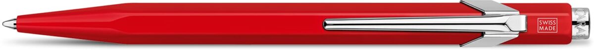 CARAN D'ACHE Kugelschreiber 849 Metall 849.020 rot, nachfüll., Schrift rot – Hochwertig & günstig bei ShopDeca