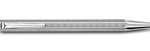 CARAN D'ACHE Kugelschreiber Ecridor Chevron 890.286 silber