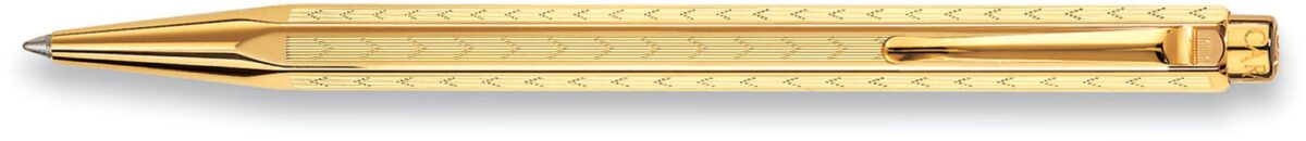 CARAN D'ACHE Kugelschreiber 898.208 gold Ecridor Chevron – Hochwertig & günstig bei ShopDeca