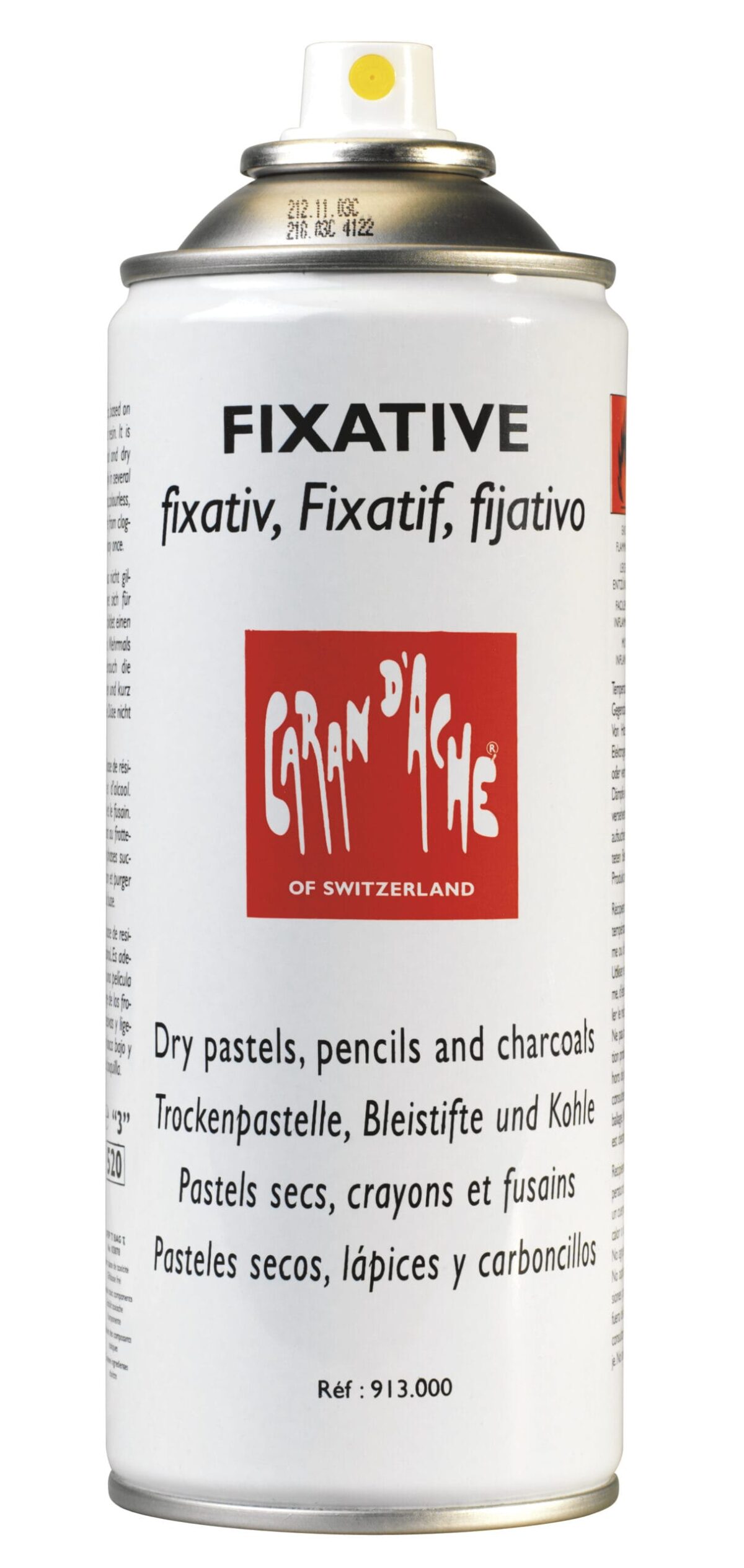 CARAN D'ACHE Farbstifte Fixativ pastel 913.000 400ml Kohle trocken – Hochwertig & günstig bei ShopDeca