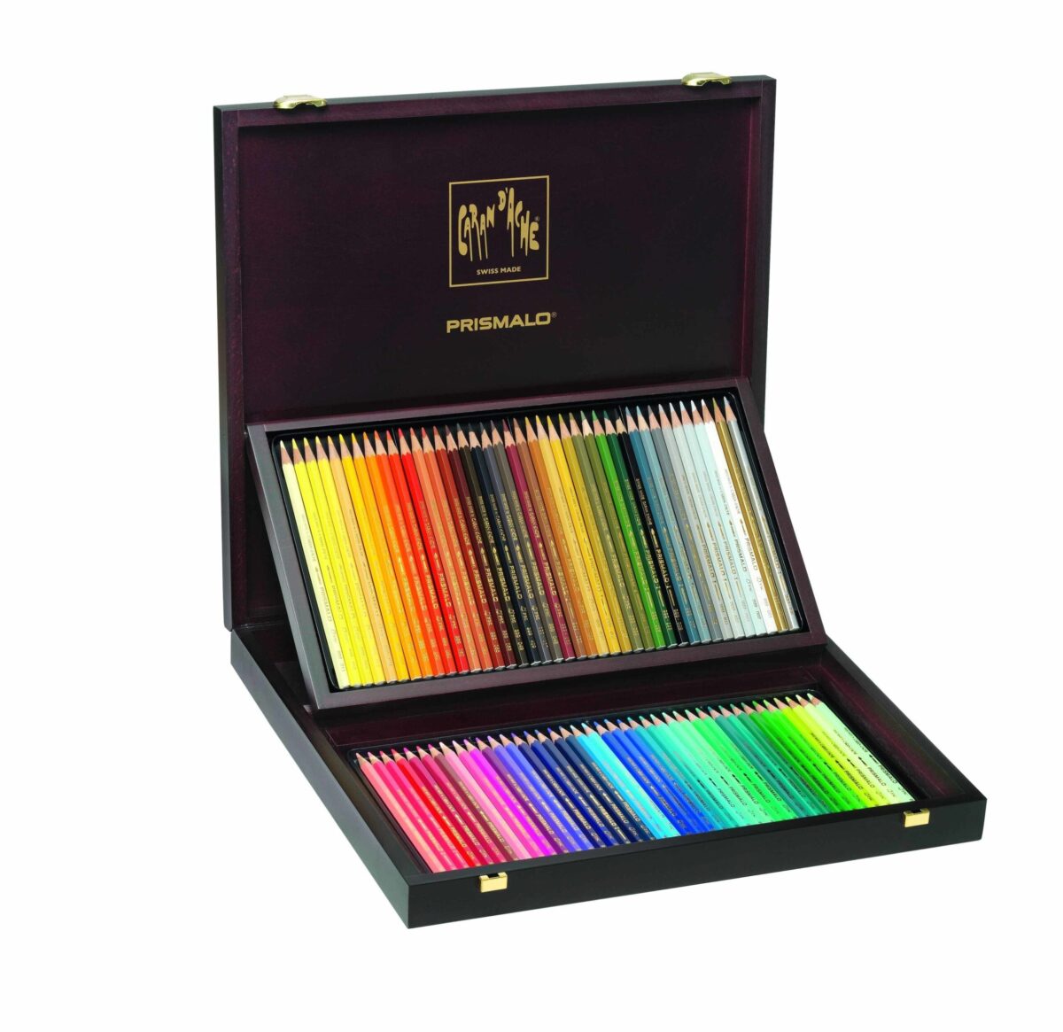 CARAN D'ACHE Farbstifte Prismalo 3mm 999.480 ass. in Holzschachtel 80 Stück – Hochwertig & günstig bei ShopDeca