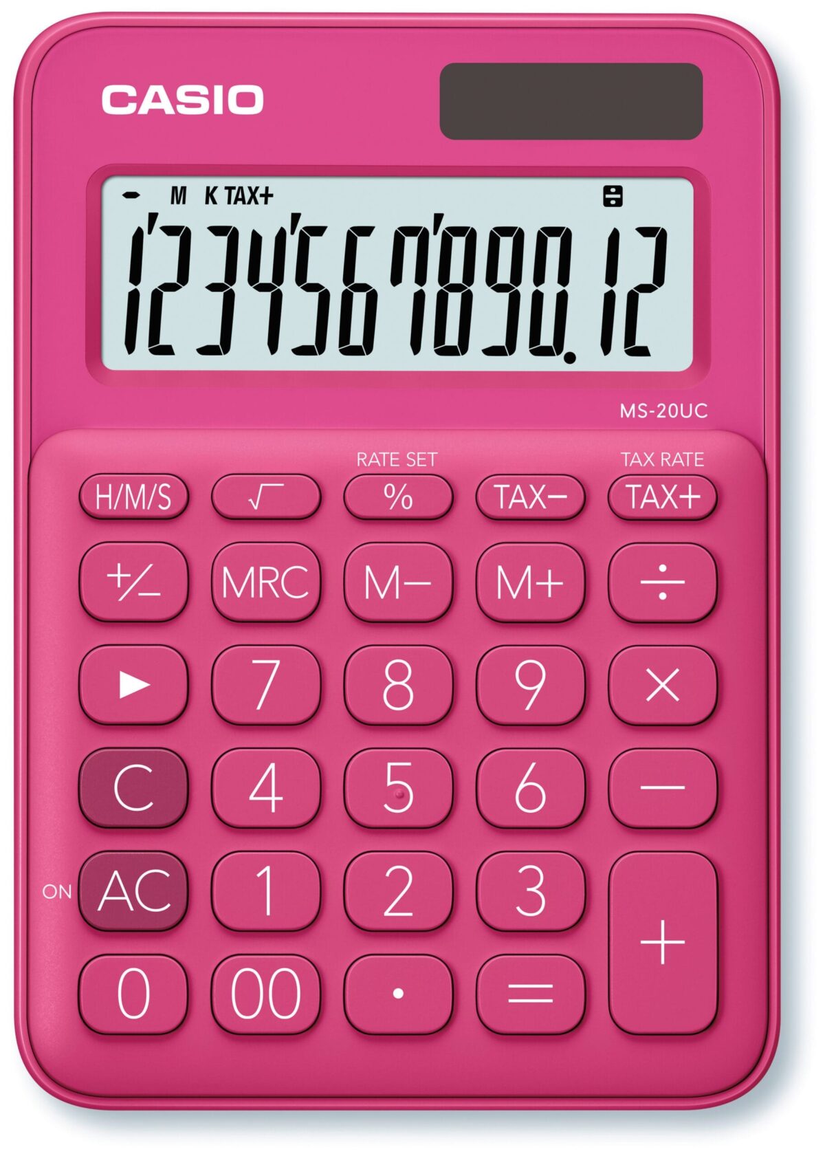CASIO Mini Taschenrechner MS20UCRD 12-stellig rot – Hochwertig & günstig bei ShopDeca