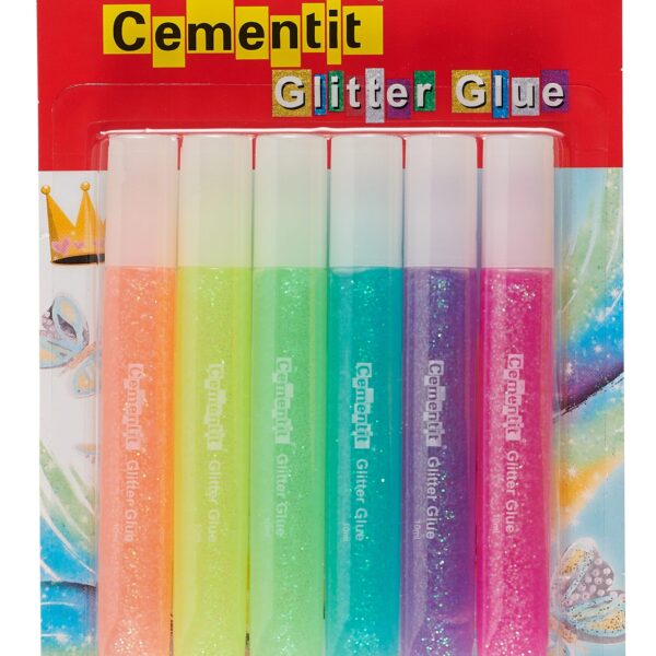 CEMENTIT Glitter Glue Fantasy 52.015.20 6x10ml