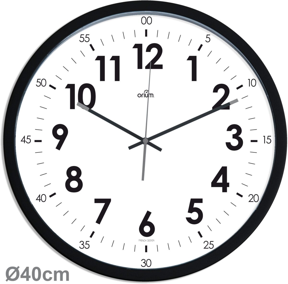 CEP Wanduhr 40cm 2112510011 schwarz – Hochwertig & günstig bei ShopDeca