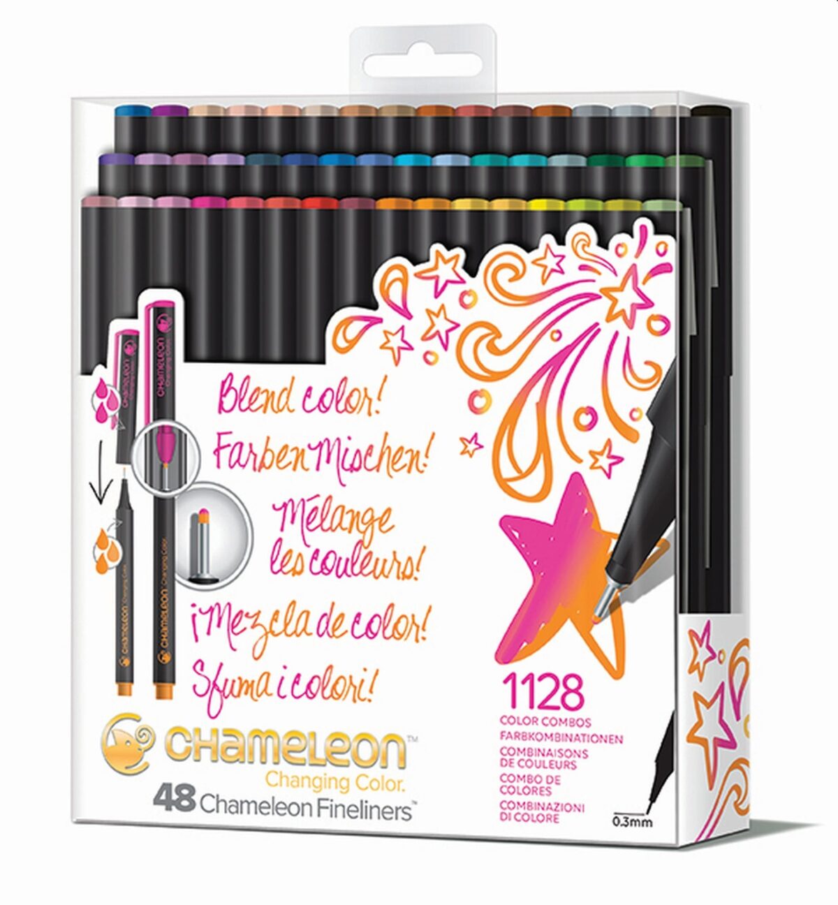 CHAMELEON Fineliner Set 0.3mm FL4801 48 Farben Bold – Hochwertig & günstig bei ShopDeca