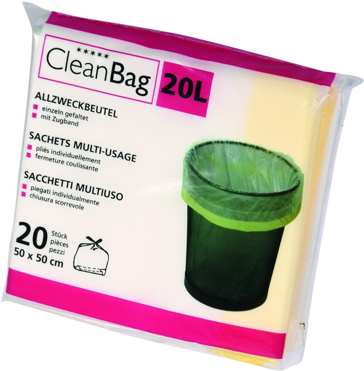 CLEANBAG Allzweckbeutel 2570 20lt, 20 Beutel – Hochwertig & günstig bei ShopDeca