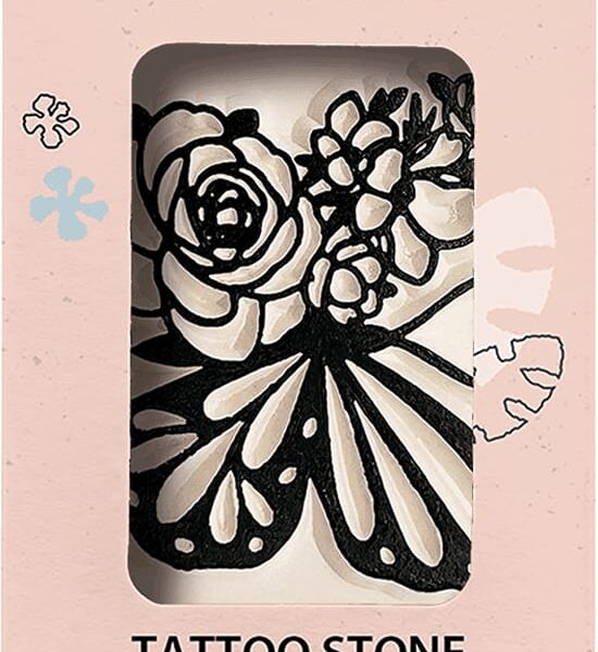 COLOP LaDot Tattoo Stempel 165822 rose butterfly gross