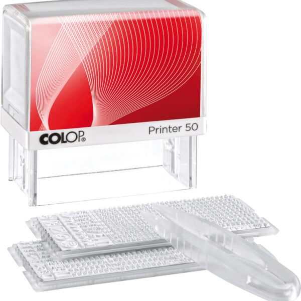 COLOP Mehrtextstempel 50/2-SET 8 Zeilen 69x30mm