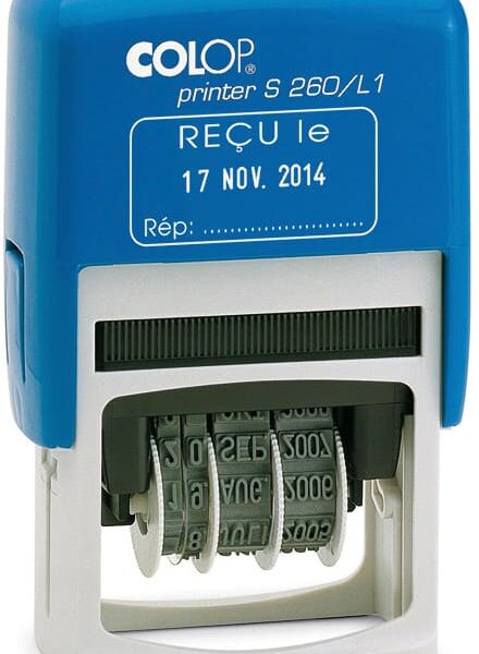 COLOP Datumstempel Recu le S260L1/F 24x45mm F