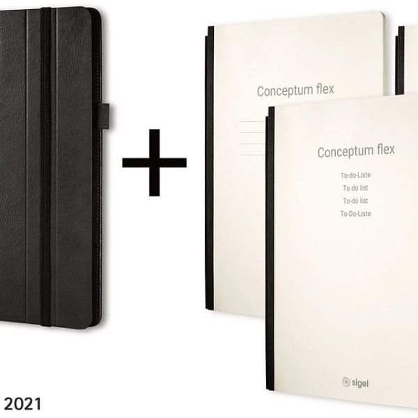 CONCEPTUM Business Organiser A4 CF132 Conceptum flex Set schwarz