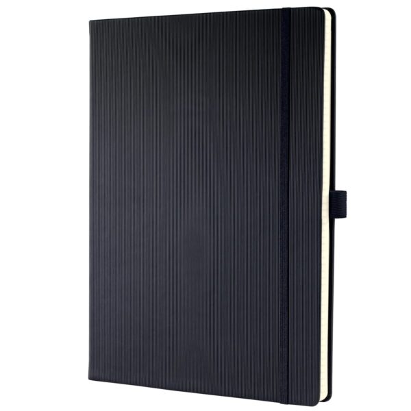 CONCEPTUM Notizbuch 213x295x20mm CO111 5mm, kariert schwarz