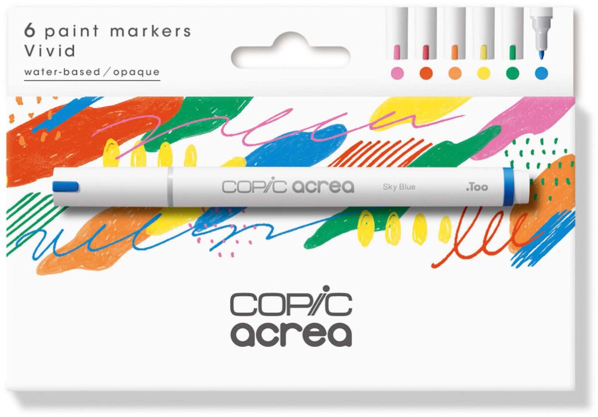 COPIC Marker acrea Set Vivid 20077601 6 Farben – Hochwertig & günstig bei ShopDeca