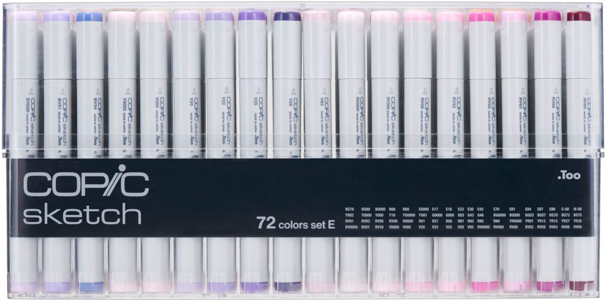 COPIC Marker Sketch 21075159 Set E, 72 Stück – Hochwertig & günstig bei ShopDeca