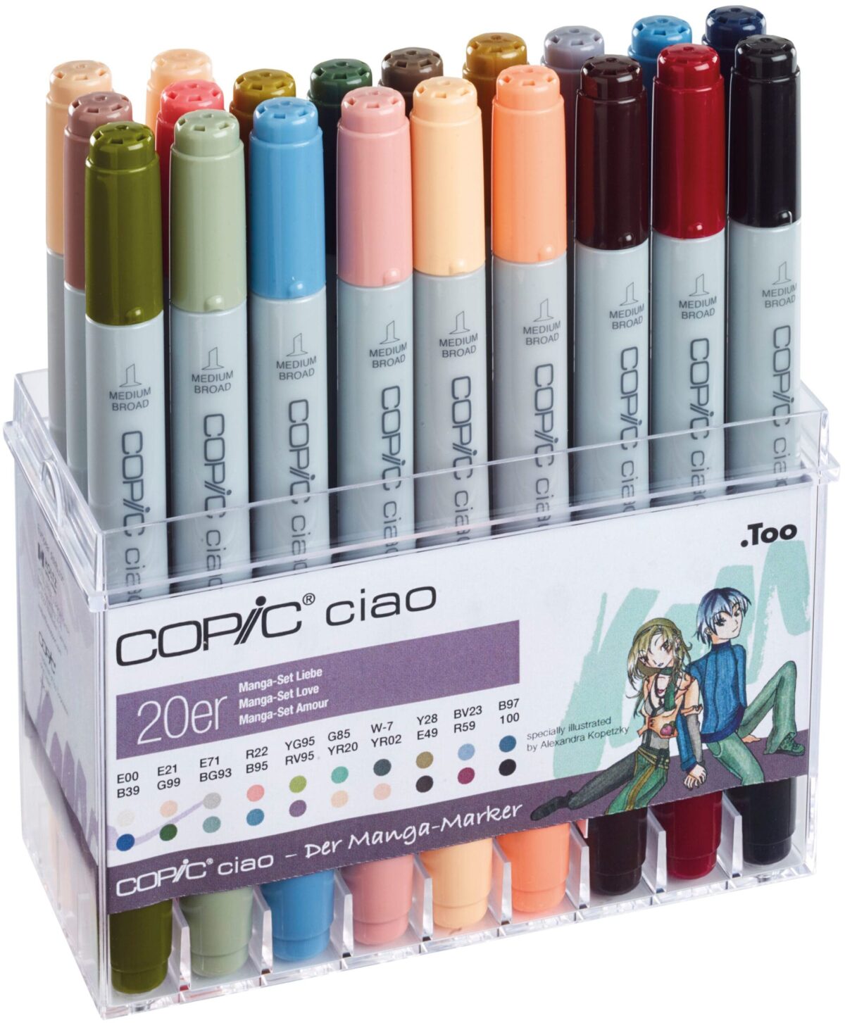 COPIC Marker Ciao 22075714 20er Set Liebe – Hochwertig & günstig bei ShopDeca