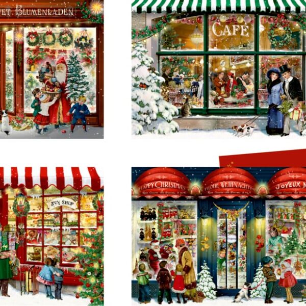 COPPENRATH Mini Adventskalender 72233 Weihnachtsläden Barbara Behr