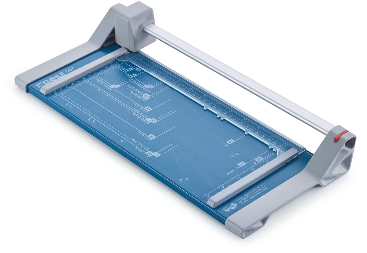 DAHLE Rollschneidmaschine 507 blau 00507-24040 Schnittleistung 8 Blatt A4 – Hochwertig & günstig bei ShopDeca