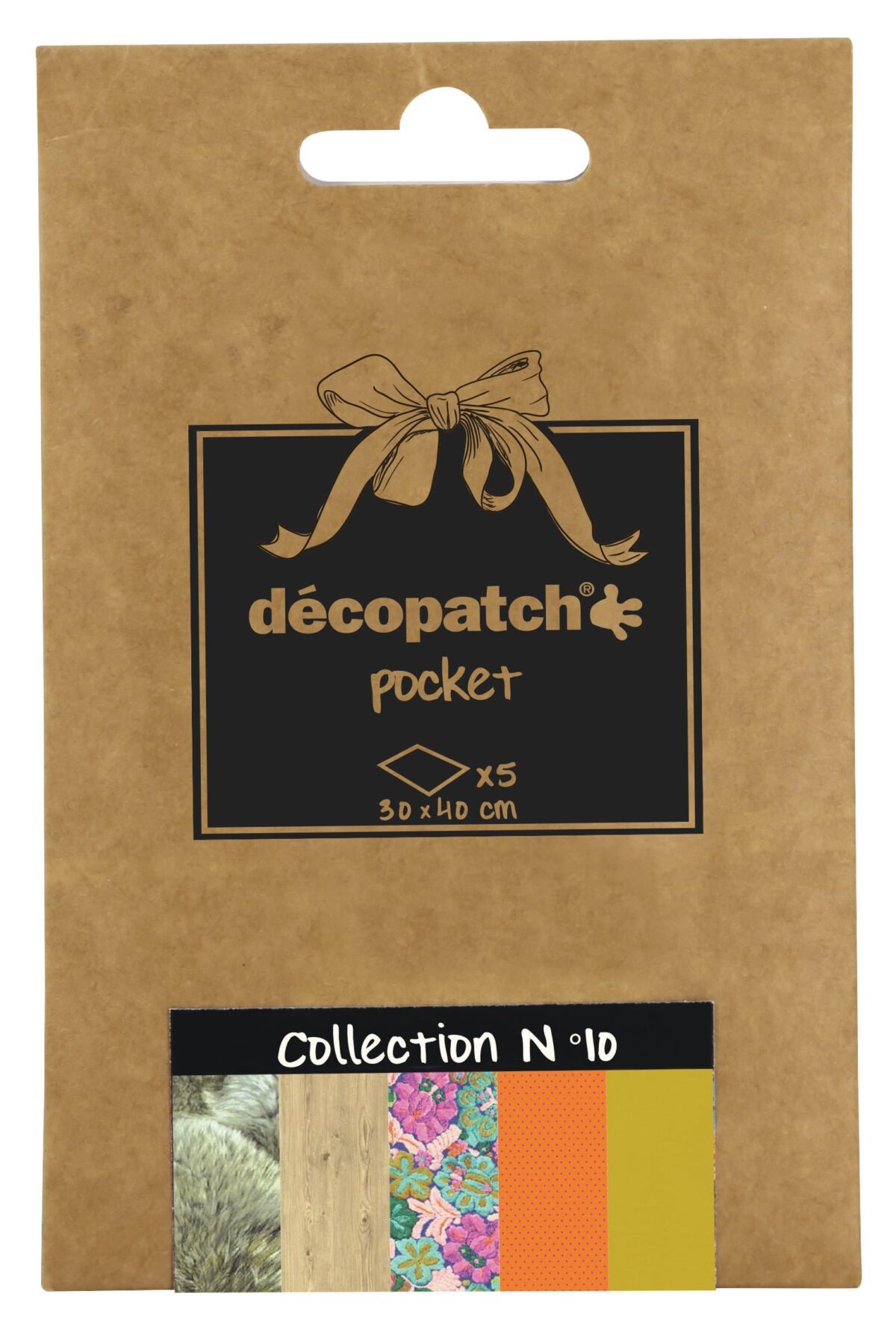 DECOPATCH Papier Pocket Nr. 10 DP010O 5 Blatt à 30x40cm – Hochwertig & günstig bei ShopDeca