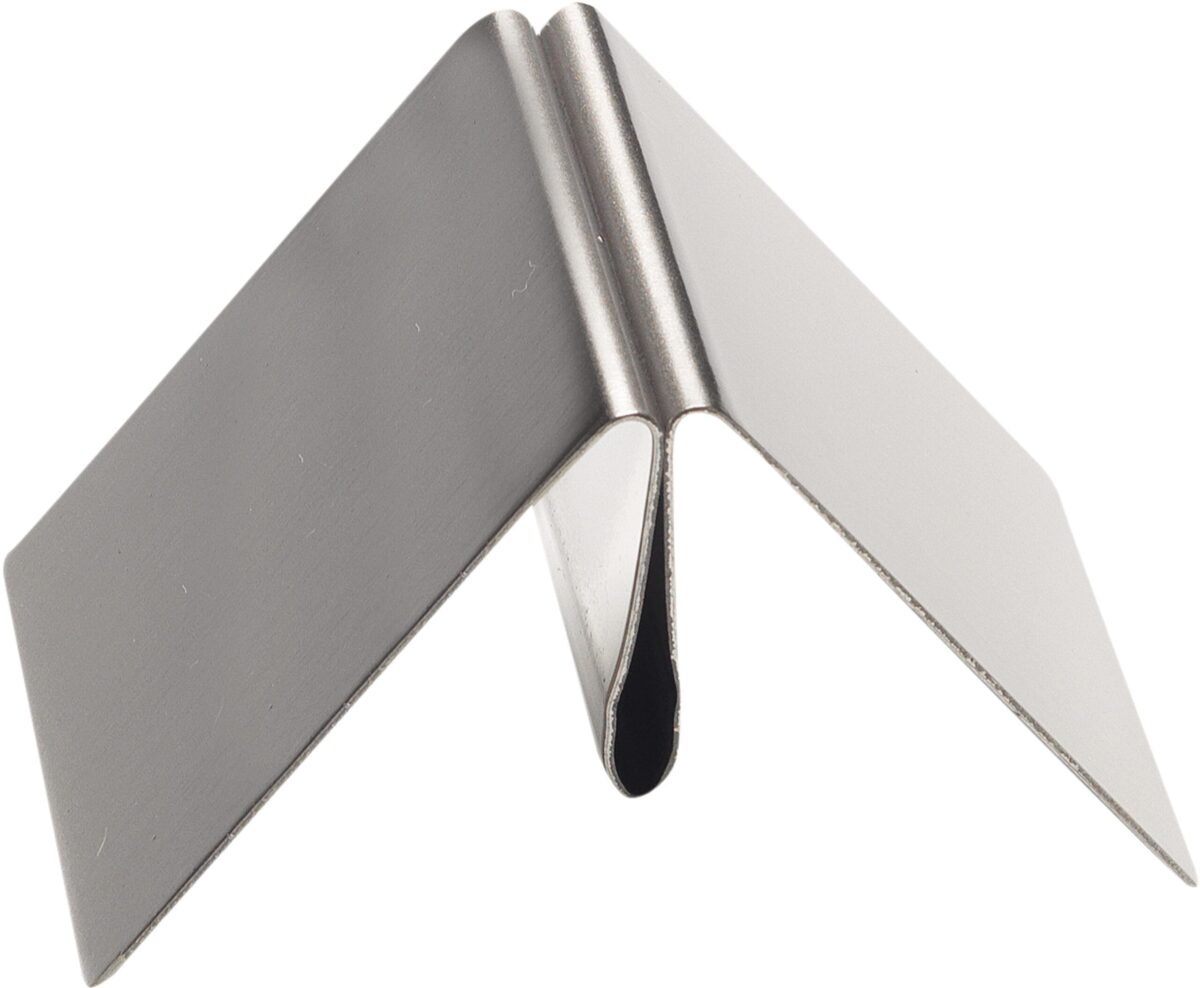 DEFLECTO Kartenhalter Stahl 50x50mm 794161 silber PMMA – Hochwertig & günstig bei ShopDeca