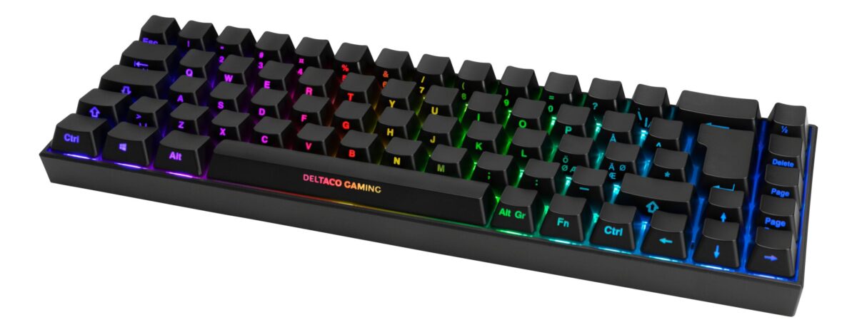 DELTACO Mech RGB TKL Gaming Keyboard GAM-100-CH Black Wireless, DK440 – Hochwertig & günstig bei ShopDeca