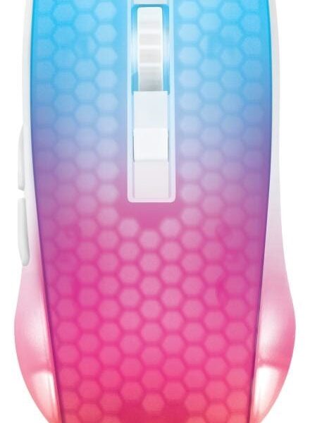 DELTACO Lightweight Mouse Wirel.RGB GAM-145-W Semi-Transparent, WM89,White