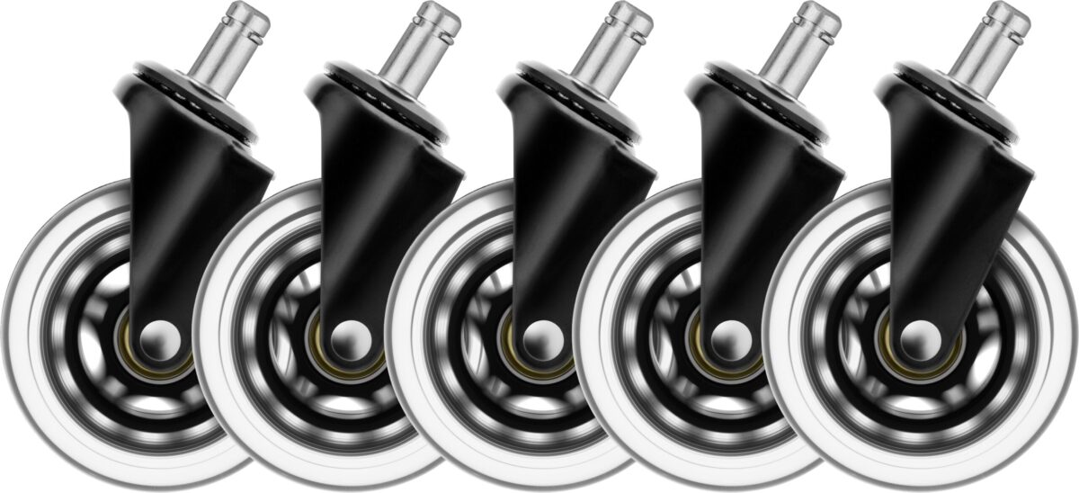 DELTACO Casters, Wheels, 5-pack GAM-157 Dark Line – Hochwertig & günstig bei ShopDeca