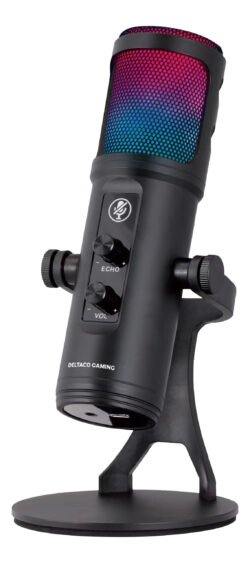 DELTACO RGB Microphone GAM-171 Black