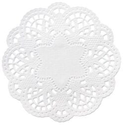 DEMMLER Tassen und Glasuntersetzer 1022104025 Ø 10cm, 40 Stück weiss
