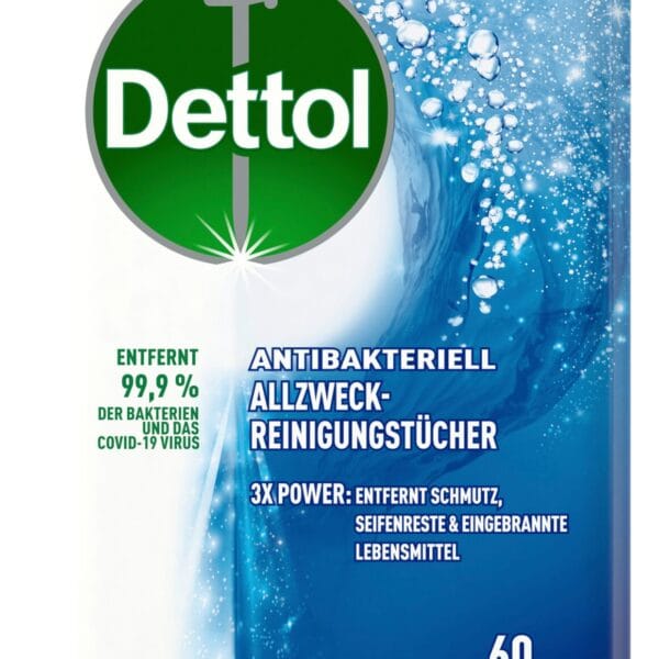 DETTOL Allzweck-Reinigungstücher 3251349 Ozeanfrische 66 Stück