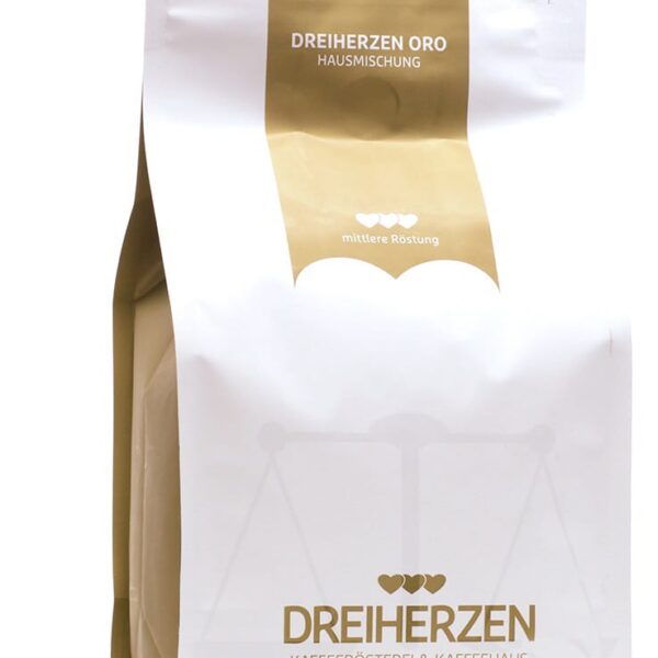 DREIHERZEN Bohnenkaffee 1kg 10001 Oro