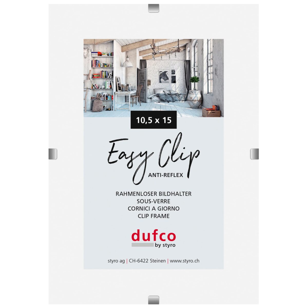 DUFCO Cliprahmen (ohne Rahmen) 1420.41 10.5x15cm – Hochwertig & günstig bei ShopDeca