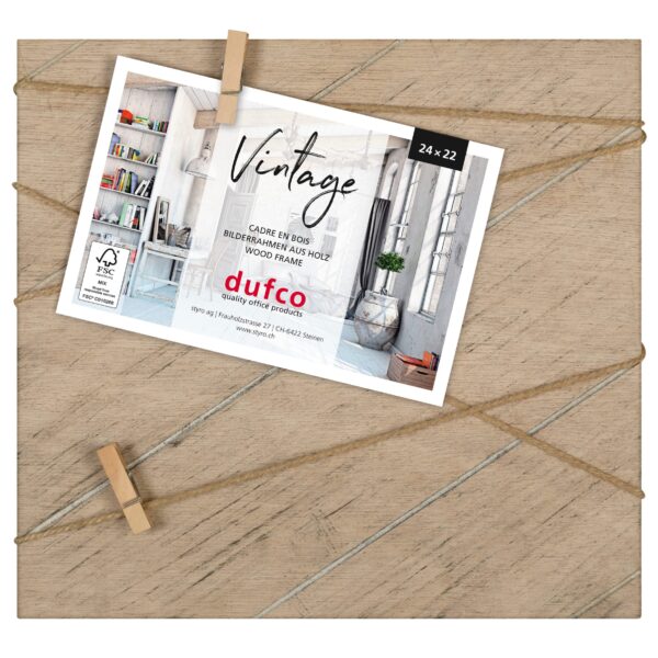 DUFCO Holz-Bilderrahmen Vintage 1810.10005 24x22cm pastellrosa