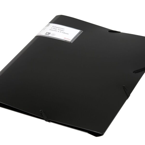 DUFCO Gummibandmappe A4 51500.0364 schwarz Kunststoff