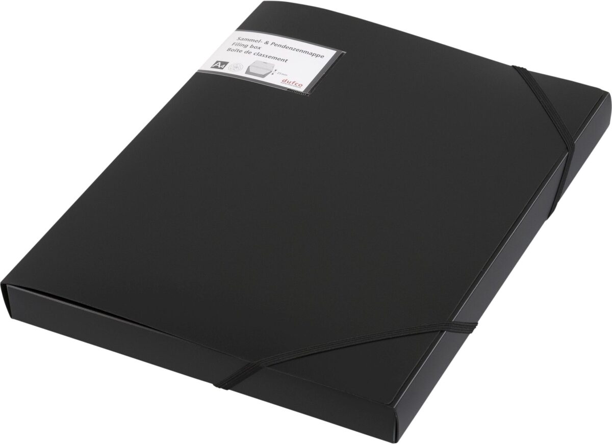 DUFCO Sammelbox A4 51500.03653 schwarz 2.5cm – Hochwertig & günstig bei ShopDeca