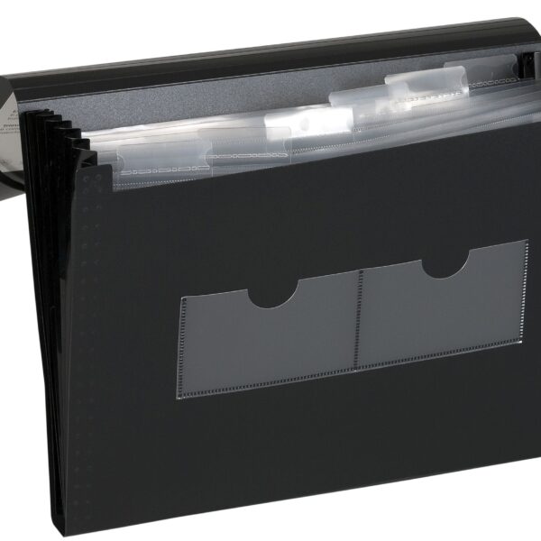 DUFCO Expanding File 51500.03691 schwarz 6 Fächer