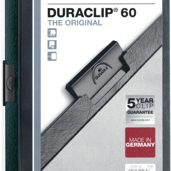 DURABLE Klemmhefter DURACLIP 60 A4 220932 petrol
