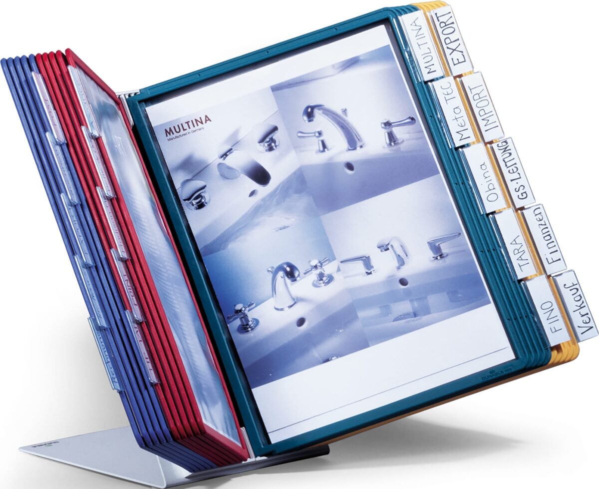 DURABLE Displaysystem VARIO Table 20 569900 farbig, mit 20 Sichttafeln A4 – Hochwertig & günstig bei ShopDeca