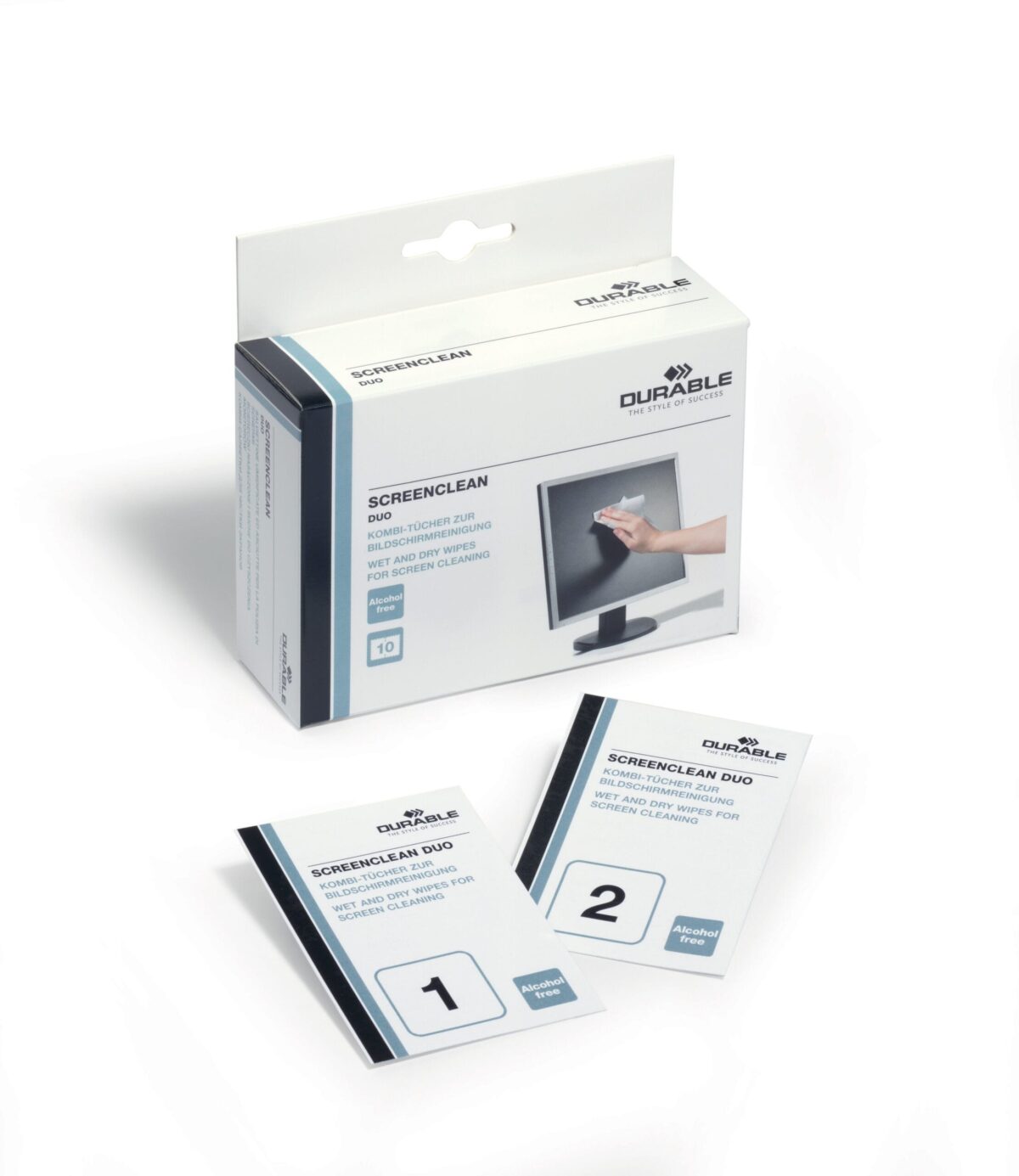 DURABLE Screenclean Duo 572102 10 Tücher – Hochwertig & günstig bei ShopDeca
