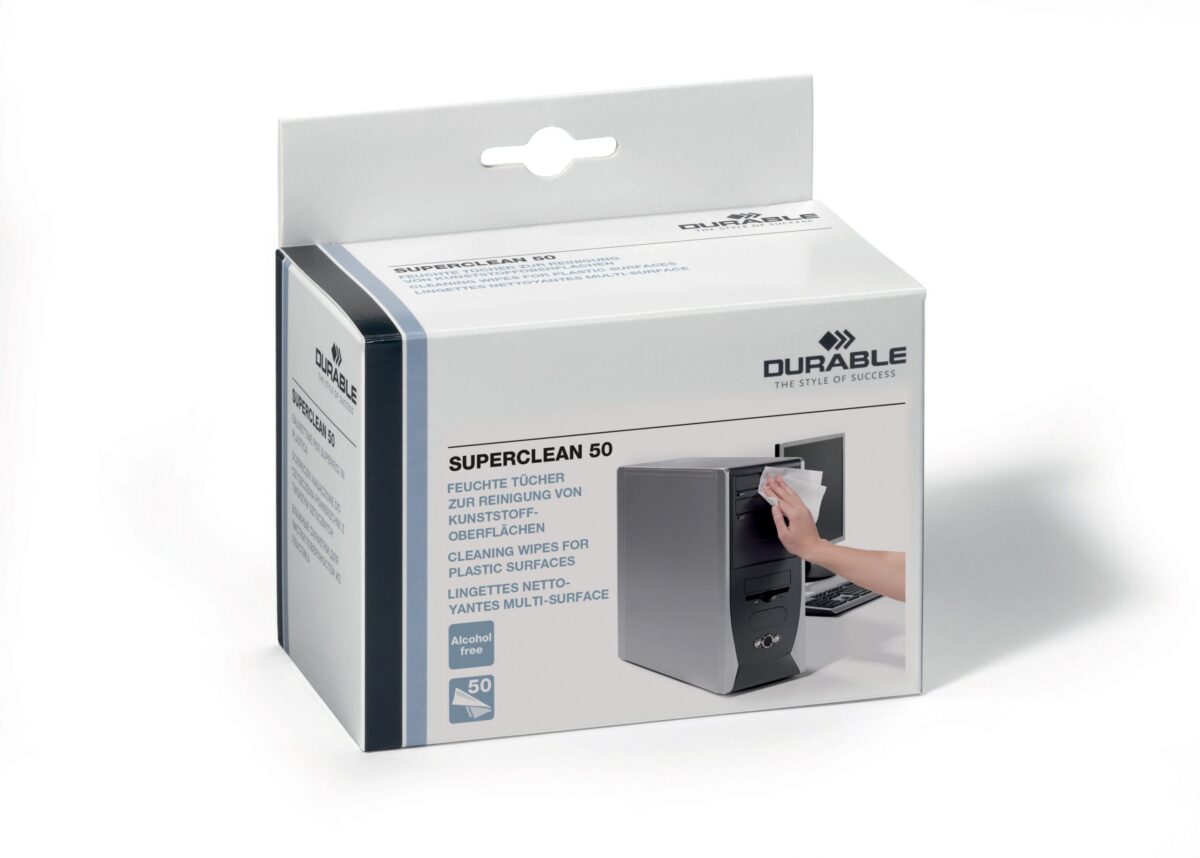 DURABLE Superclean Tücher 578802 50 Tücher – Hochwertig & günstig bei ShopDeca
