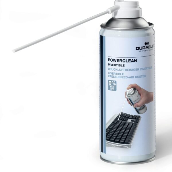 DURABLE Airduster Powerclean 579719 Invertible 200ml