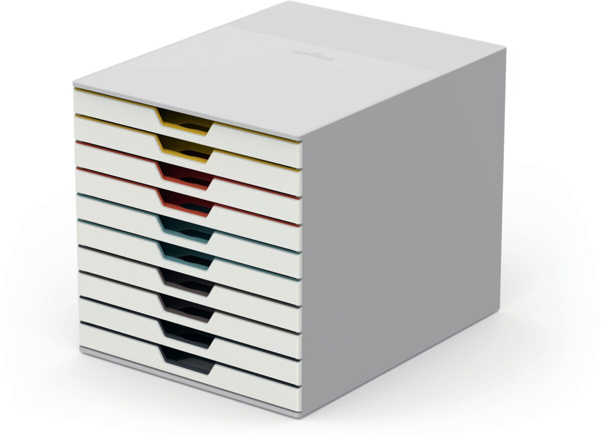 DURABLE Box VARICOLOR Mix 10 A4-C4 763027 farbig 10 Fächer – Hochwertig & günstig bei ShopDeca
