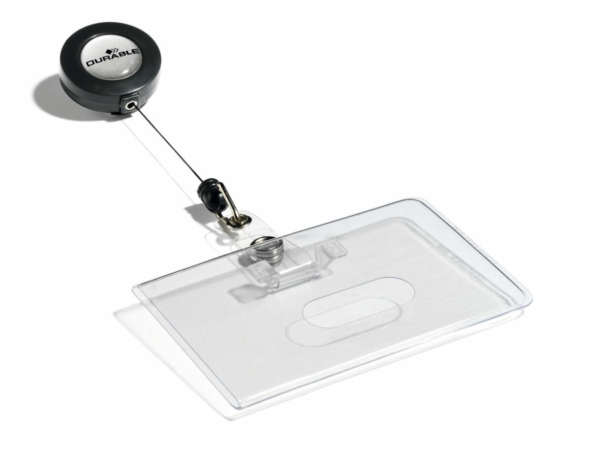 DURABLE Namensschild für Badge 85x54mm 801619 10 Stück ausziehbar -80cm – Hochwertig & günstig bei ShopDeca