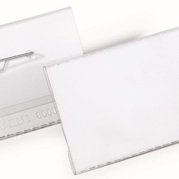 DURABLE Namensschilder 860819 mit Nadel 40x75mm 10 Stk.